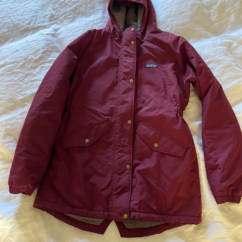 Patagonia Girls XXL/Womens Small Deep Red Ski Jacket